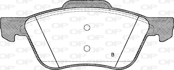 Open Parts BPA0844.00 - Komplet Pločica, disk-kočnica www.molydon.hr