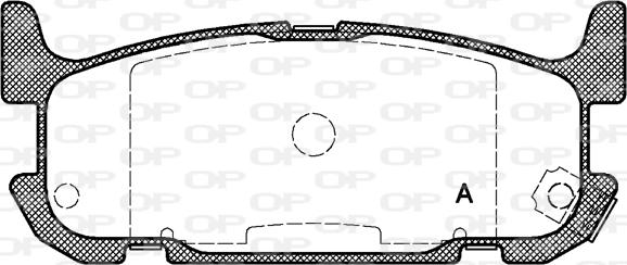 Open Parts BPA0853.12 - Komplet Pločica, disk-kočnica www.molydon.hr