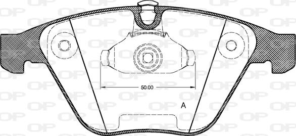 Open Parts BPA0857.00 - Komplet Pločica, disk-kočnica www.molydon.hr