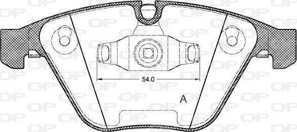 Open Parts BPA0857.10 - Komplet Pločica, disk-kočnica www.molydon.hr