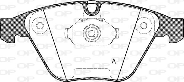 Open Parts BPA0857.30 - Komplet Pločica, disk-kočnica www.molydon.hr