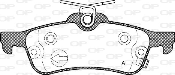 Open Parts BPA0862.02 - Komplet Pločica, disk-kočnica www.molydon.hr