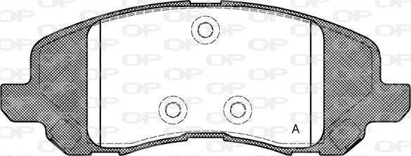 Open Parts BPA0804.20 - Komplet Pločica, disk-kočnica www.molydon.hr