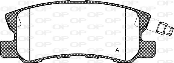 Open Parts BPA0803.02 - Komplet Pločica, disk-kočnica www.molydon.hr