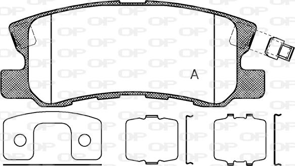 Open Parts BPA0803.12 - Komplet Pločica, disk-kočnica www.molydon.hr