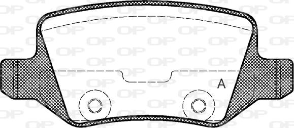 Open Parts BPA0818.00 - Komplet Pločica, disk-kočnica www.molydon.hr