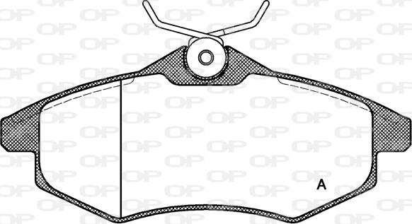 Open Parts BPA0881.00 - Komplet Pločica, disk-kočnica www.molydon.hr