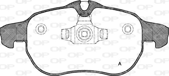 Open Parts BPA0888.00 - Komplet Pločica, disk-kočnica www.molydon.hr