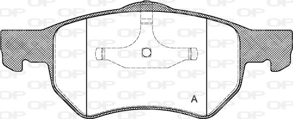 Open Parts BPA0882.00 - Komplet Pločica, disk-kočnica www.molydon.hr