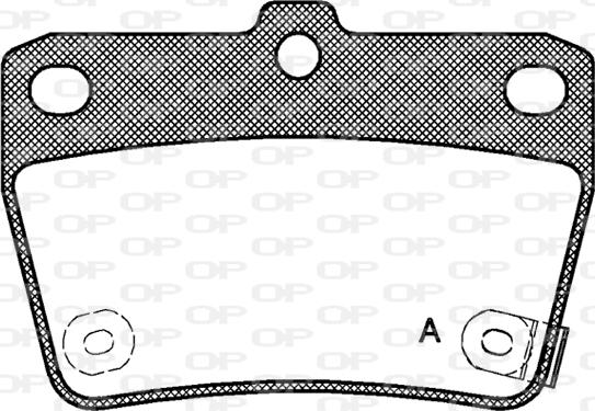 Open Parts BPA0839.02 - Komplet Pločica, disk-kočnica www.molydon.hr