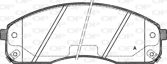 Open Parts BPA0821.02 - Komplet Pločica, disk-kočnica www.molydon.hr