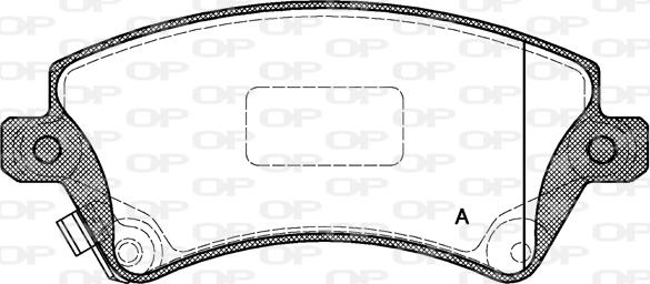 Open Parts BPA0822.12 - Komplet Pločica, disk-kočnica www.molydon.hr