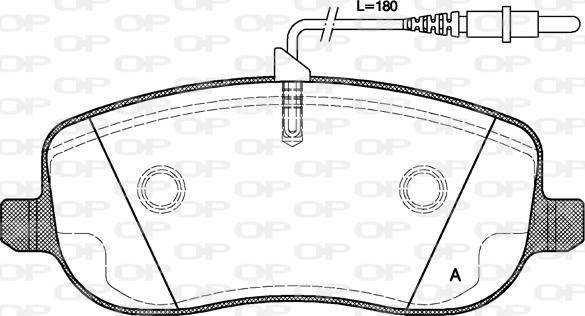 Open Parts BPA0879.12 - Komplet Pločica, disk-kočnica www.molydon.hr