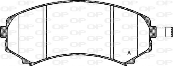 Open Parts BPA0396.10 - Komplet Pločica, disk-kočnica www.molydon.hr