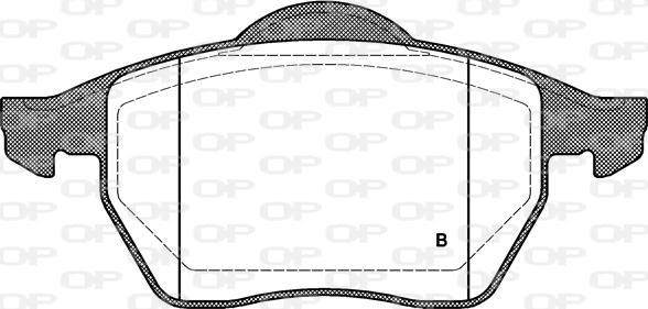 Open Parts BPA0390.52 - Komplet Pločica, disk-kočnica www.molydon.hr