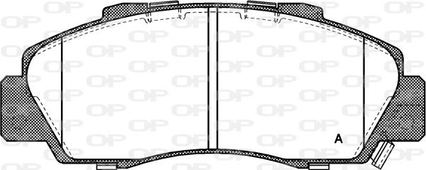 Open Parts BPA0351.32 - Komplet Pločica, disk-kočnica www.molydon.hr