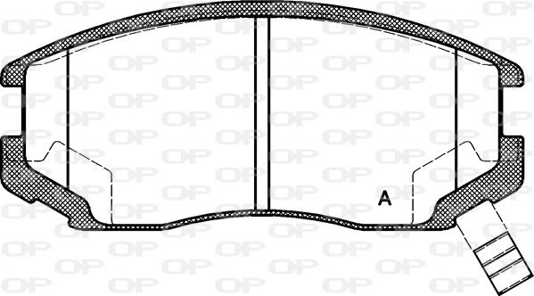 Open Parts BPA0357.22 - Komplet Pločica, disk-kočnica www.molydon.hr