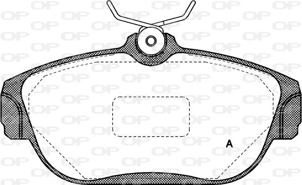 Open Parts BPA0368.00 - Komplet Pločica, disk-kočnica www.molydon.hr