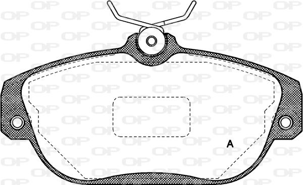 Open Parts BPA0368.10 - Komplet Pločica, disk-kočnica www.molydon.hr