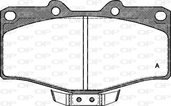 Open Parts BPA0315.04 - Komplet Pločica, disk-kočnica www.molydon.hr