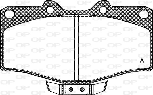 Open Parts BPA0315.14 - Komplet Pločica, disk-kočnica www.molydon.hr