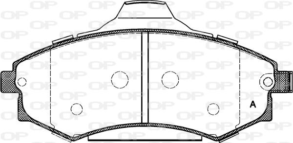 Open Parts BPA0318.82 - Komplet Pločica, disk-kočnica www.molydon.hr