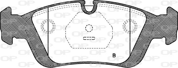 Open Parts BPA0384.00 - Komplet Pločica, disk-kočnica www.molydon.hr