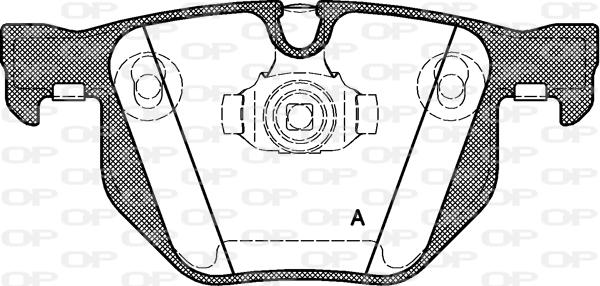 Open Parts BPA0381.40 - Komplet Pločica, disk-kočnica www.molydon.hr