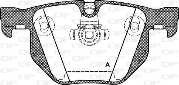 Open Parts BPA0381.60 - Komplet Pločica, disk-kočnica www.molydon.hr