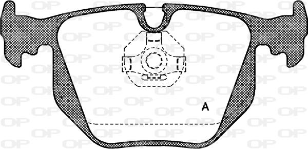 Open Parts BPA0381.00 - Komplet Pločica, disk-kočnica www.molydon.hr