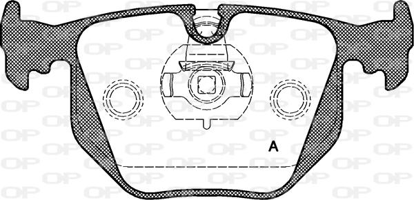 Open Parts BPA0381.30 - Komplet Pločica, disk-kočnica www.molydon.hr