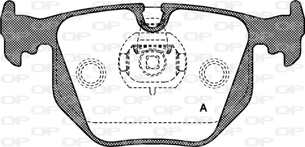 Open Parts BPA0381.20 - Komplet Pločica, disk-kočnica www.molydon.hr