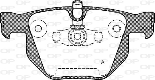 Open Parts BPA0381.70 - Komplet Pločica, disk-kočnica www.molydon.hr