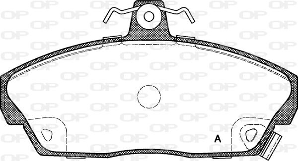 Open Parts BPA0337.02 - Komplet Pločica, disk-kočnica www.molydon.hr