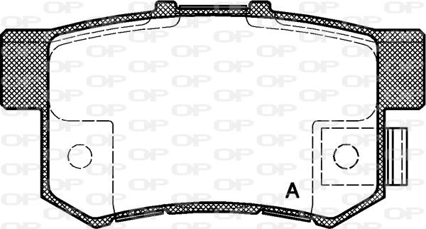 Open Parts BPA0325.12 - Komplet Pločica, disk-kočnica www.molydon.hr