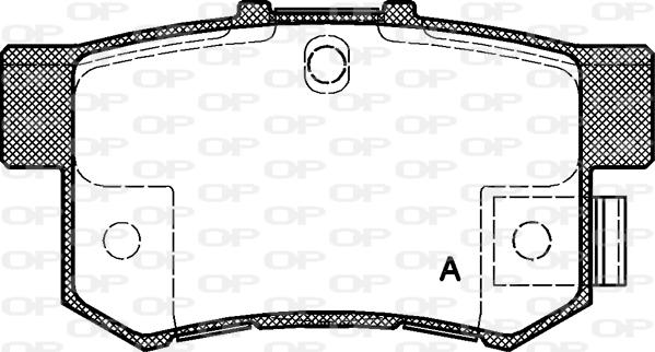 Open Parts BPA0325.32 - Komplet Pločica, disk-kočnica www.molydon.hr