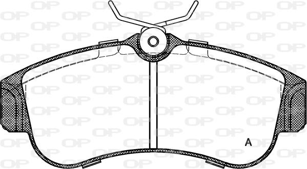 Open Parts BPA0320.00 - Komplet Pločica, disk-kočnica www.molydon.hr