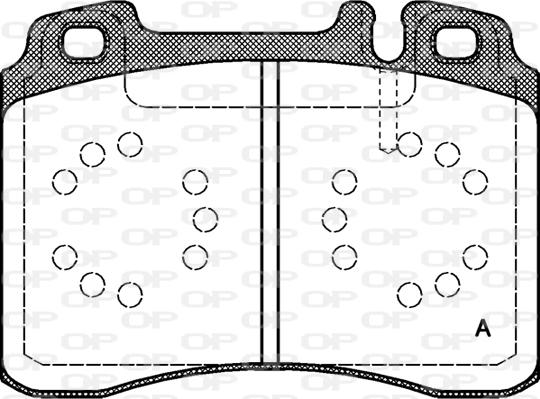 Open Parts BPA0379.20 - Komplet Pločica, disk-kočnica www.molydon.hr