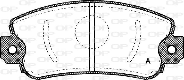 Open Parts BPA0372.00 - Komplet Pločica, disk-kočnica www.molydon.hr