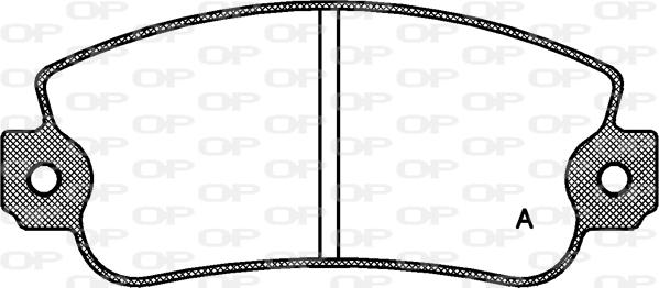 Open Parts BPA0372.30 - Komplet Pločica, disk-kočnica www.molydon.hr