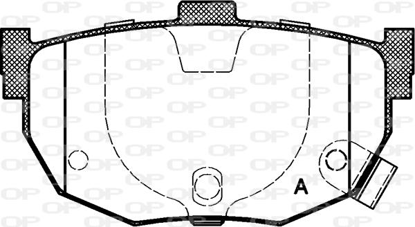 Open Parts BPA0294.22 - Komplet Pločica, disk-kočnica www.molydon.hr