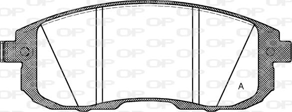 Open Parts BPA0293.14 - Komplet Pločica, disk-kočnica www.molydon.hr