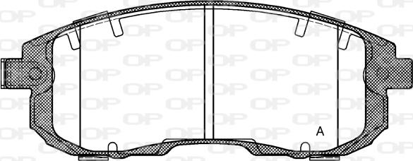 Open Parts BPA0293.11 - Komplet Pločica, disk-kočnica www.molydon.hr