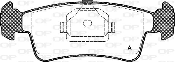 Open Parts BPA0240.00 - Komplet Pločica, disk-kočnica www.molydon.hr