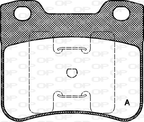 Open Parts BPA0247.10 - Komplet Pločica, disk-kočnica www.molydon.hr