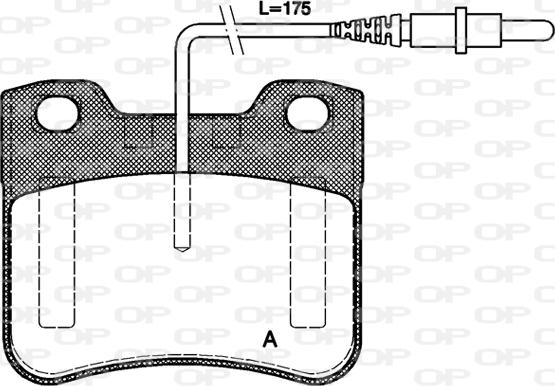 Open Parts BPA0247.24 - Komplet Pločica, disk-kočnica www.molydon.hr