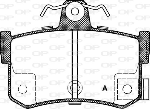 Open Parts BPA0251.12 - Komplet Pločica, disk-kočnica www.molydon.hr