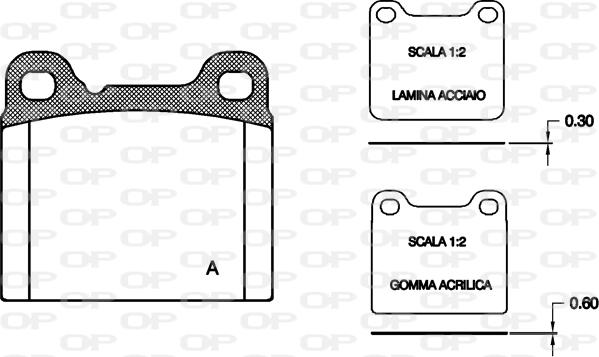 Open Parts BPA0257.20 - Komplet Pločica, disk-kočnica www.molydon.hr