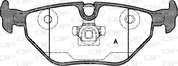 Open Parts BPA0265.40 - Komplet Pločica, disk-kočnica www.molydon.hr