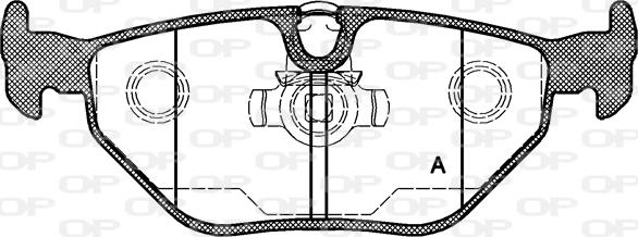 Open Parts BPA0265.15 - Komplet Pločica, disk-kočnica www.molydon.hr